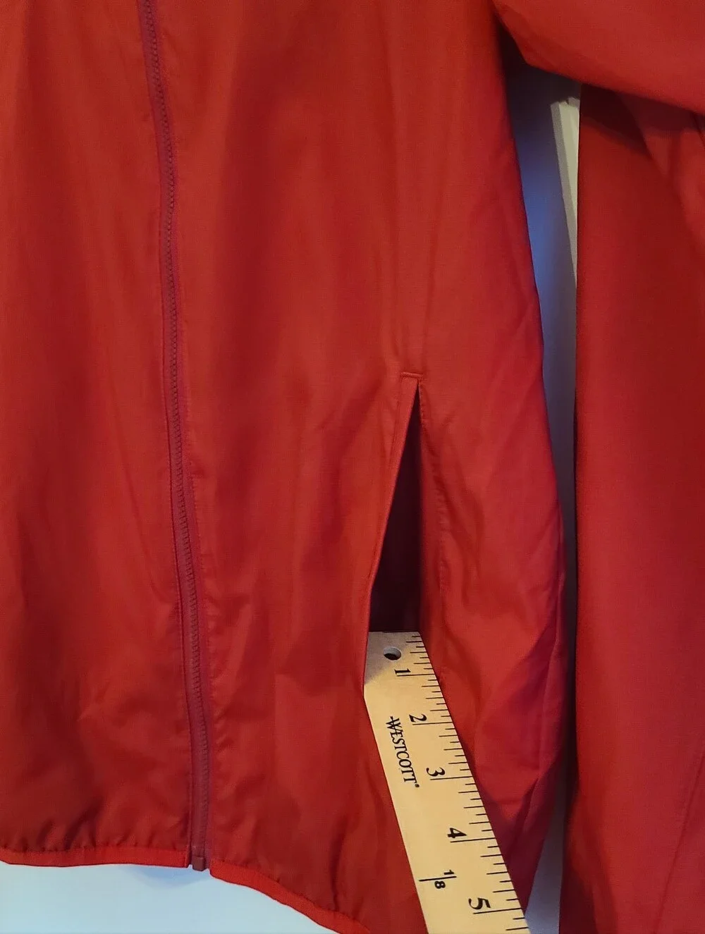 Uniqlo Kid's Lightweight Red Hooded Jacket Size 13 Or XS Adults